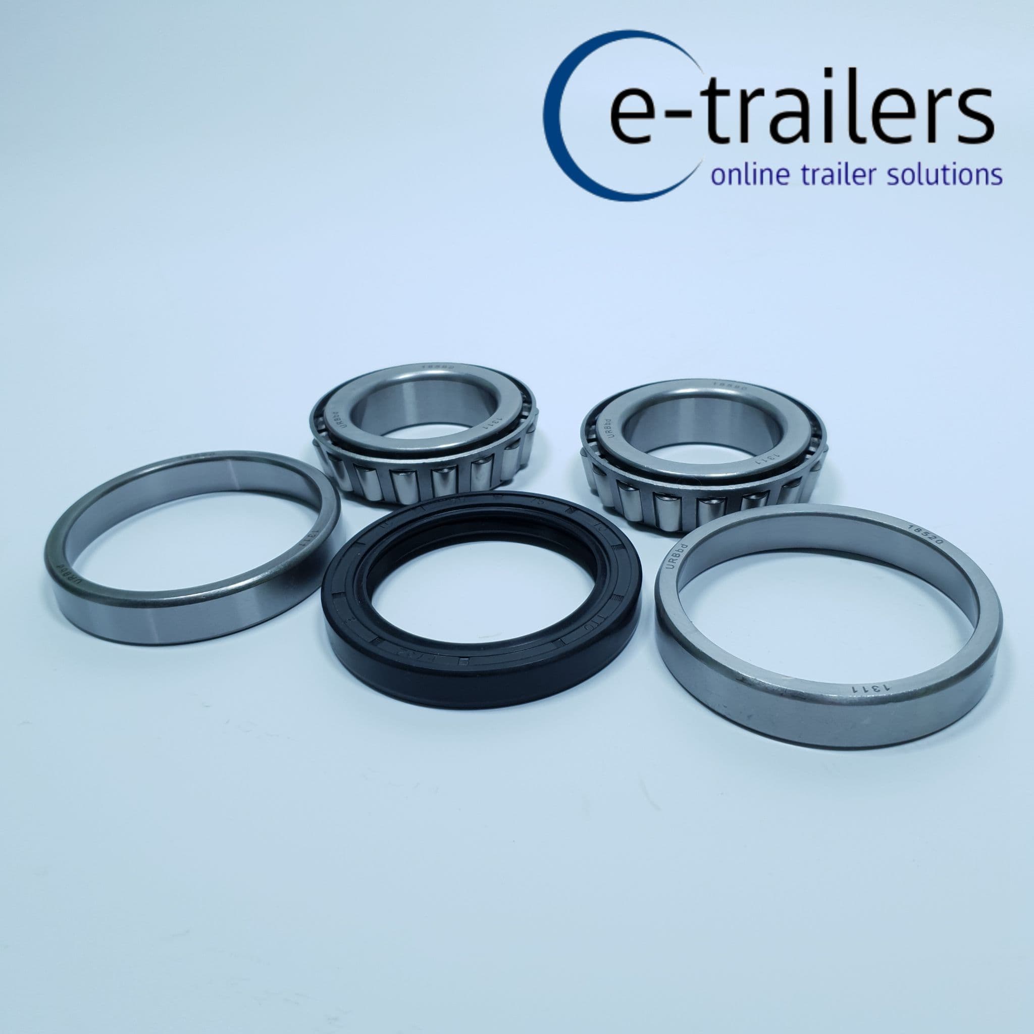 2x 18590 18520 WHEEL BEARINGS +SEAL 43x75x10 IFOR WILLIAMS P0001 P0002 ...